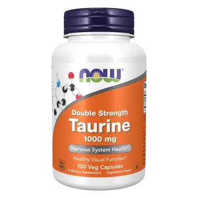 NOW® Foods NOW Taurin (Taurin) 1000 mg, 100 növényi kapszula