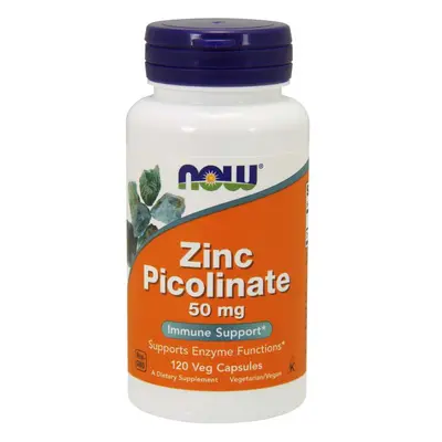 NOW® Foods NOW Zinc Picolinate, Cink-pikolinát, 50 mg, 120 növényi kapszula