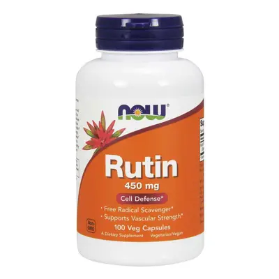 NOW® Foods NOW Rutin, 450 mg, 100 növényes kapszula