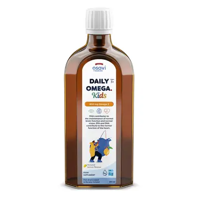 Osavi Daily Omega Kids, omega 3, 800 mg, citrom ízű, 250 ml