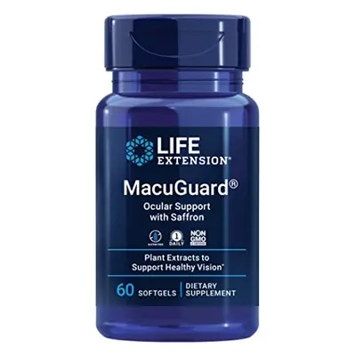 Life Extension MacuGuard szemtámogatás sáfránnyal, szemtámasz, 60 kapszula