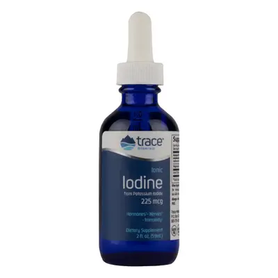 Trace Minerals ionos jód, ionizált jód, 225 mcg, 59 ml