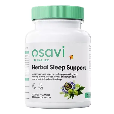 Osavi Herbal Sleep Support, gyógynövényes alvástámogatás, 60 vegán kapszula