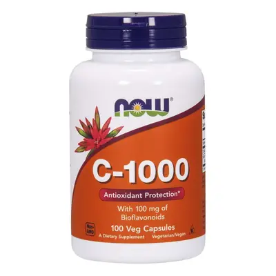 NOW® Foods NOW C-1000-vitamin bioflavonoidokkal, 100 növényes kapszula