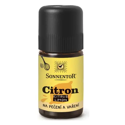 Sonnentor citrom illóolaj sütéshez és főzéshez, BIO, 5 ml