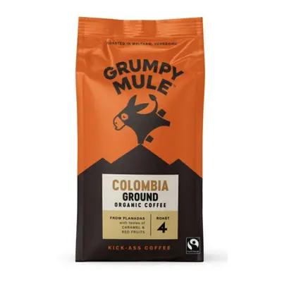 Grumpy Mule Colombia Ground Coffee, őrölt kávé, bio, 200 g