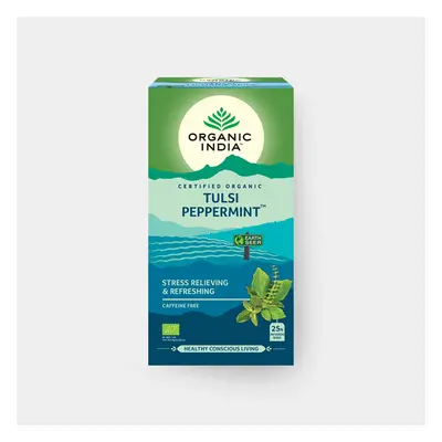 Organic India Tulsi menta BIO-val, 25 zsák