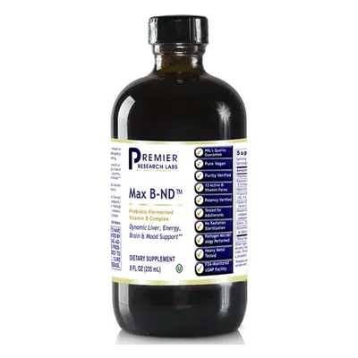 PRL Max B-ND, Probiotikusan fermentált B-vitamin komplex, 235 ml, 94 adag