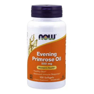 NOW® Foods NOW Evening Primrose Oil, Esti kankalinolaj, 500 mg, 100 lágygél kapszula