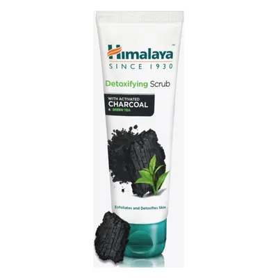 Himalaya Herbals Himalaya méregtelenítő bőrradír aktív szénnel és zöld teával, 75 ml