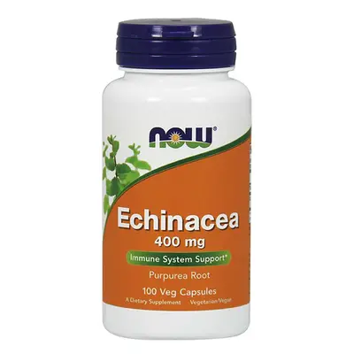 NOW® Foods NOW Echinacea, 400 mg, 100 növényi kapszulában