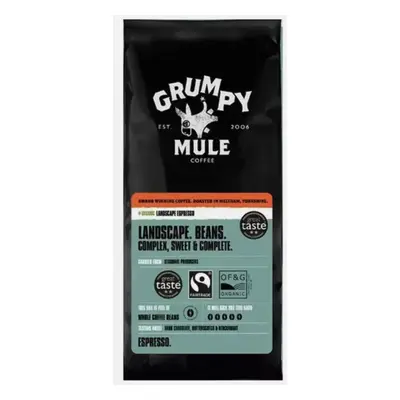 Grumpy Mule - BIO Espresso Arabica szemes kávé, 1 kg