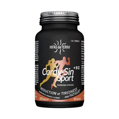 Hifas da Terra Cordy-Sin Sport, cordyceps + B12, 60 db növényi kapszula