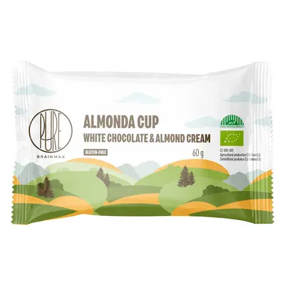 BrainMax Pure Almonda Cup BIO, Csokoládé kosárka mandulakrémmel, 60 g