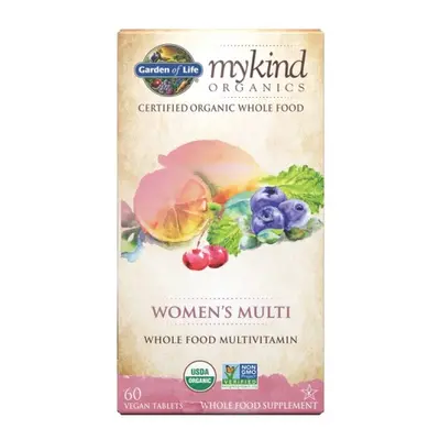 Garden of life Mykind Organics Női Multi, női multivitamin, 60 db gyógynövényes tabletta