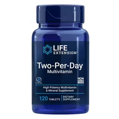 Life Extension napi két multivitamin, 120 tabletta