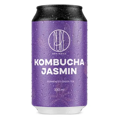 BrainMax Pure Kombucha Jasmin, Kombucha, jázmin, 330 ml