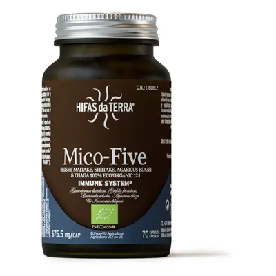 Hifas da Terra Mico-Five, immunerősítő, BIO, 70 kapszula