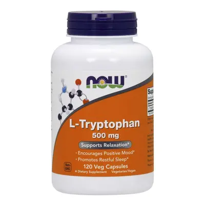 NOW® Foods NOW L-Triptophan 500 mg, 120 növényi kapszula