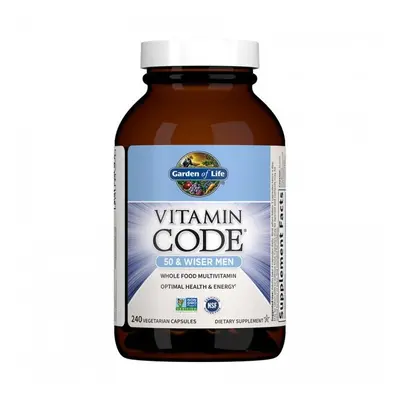 Garden of life Vitamin Code Men 50, multivitamin ötven feletti férfiaknak, 240 kapszula