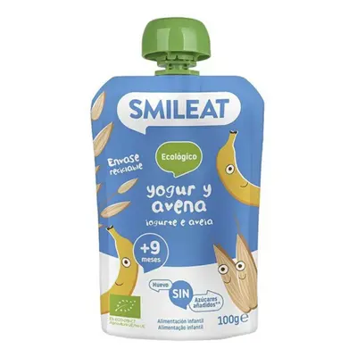 Smileat tasak görög joghurt, banán és zab 9M+, BIO, 100 g