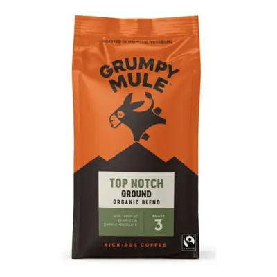 Grumpy Mule Top Notch, 100% Arabica, őrölt kávé, bio, 200 g