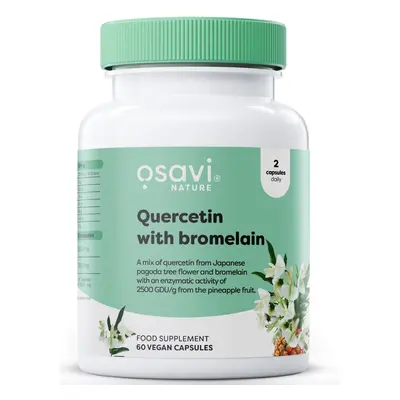 Osavi Quercetin Bromelainnel, Quercetin Bromelainnel, 60 db növényi kapszula