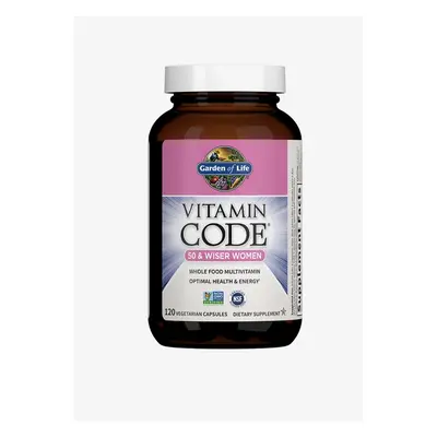 Garden of Life Vitamin Code 50 Wiser Women (multivitamin 50 év feletti nők számára), 120 növényi