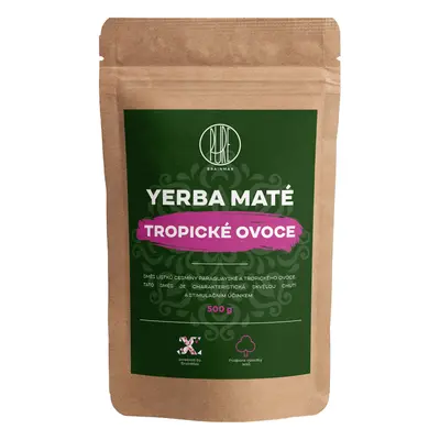 BrainMax Pure Yerba Maté - trópusi gyümölcs, 500 g