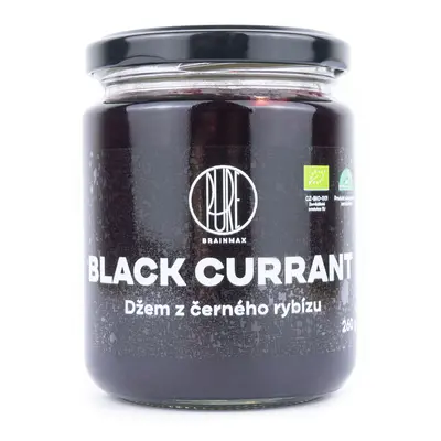 BrainMax Pure Black Currant Jam, Feketeribizli lekvár, BIO, 260g