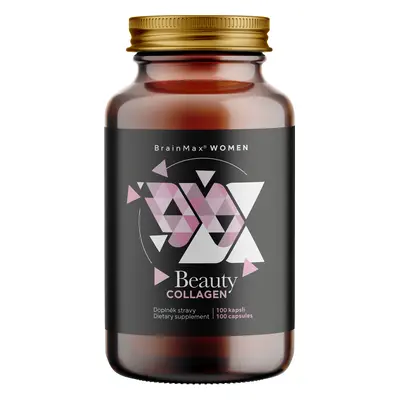 BrainMax Women Beauty Fish Collagen, tengeri hal kollagén Naticol®, 2400 mg, 100 növényi kapszul