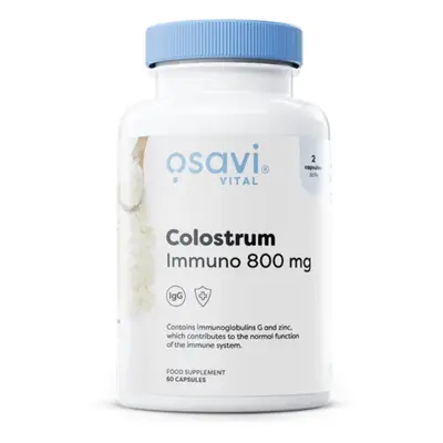 Osavi Colostrum Bovinum Immuno, szarvasmarha kolosztrum, 800 mg, 60 kapszula