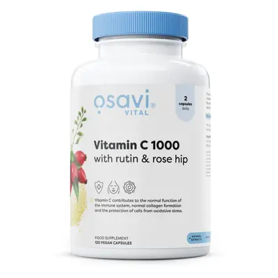 Osavi C-vitamin rutinnal és csipkebogyóval, 1000 mg C-vitamin rutinnal és csipkebogyóval, 120 ve