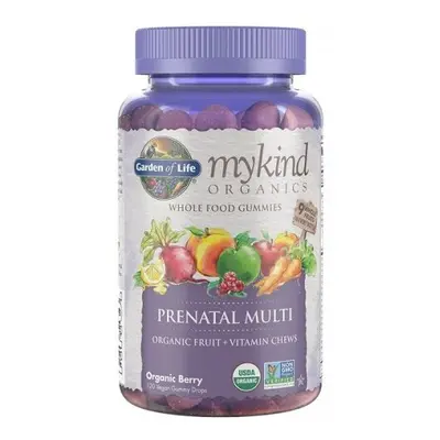 Garden of life Mykind Prenatal gumicukor, multivitamin terhes nőknek, 120 gumicukor