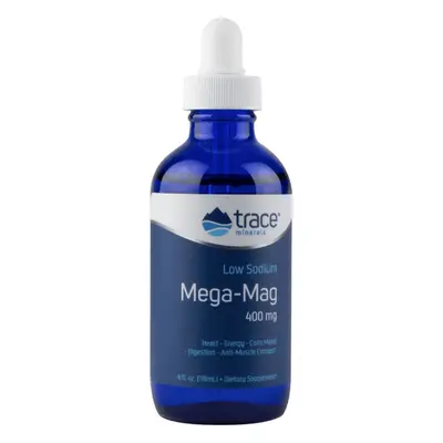 Trace Minerals Mega Mag 400 mg, Magnézium elektrolitokkal, 118 ml