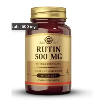 Solgar Rutin, 500 mg, 50 tabletta