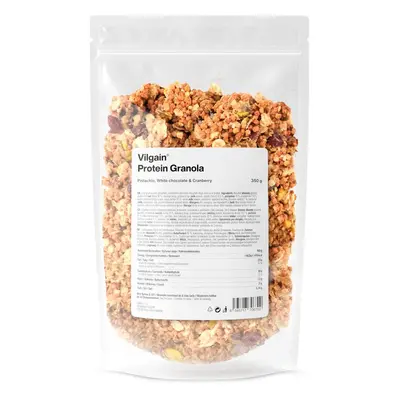 Vilgain Protein Granola – Pisztácia, fehér csokoládé és áfonya 350 g