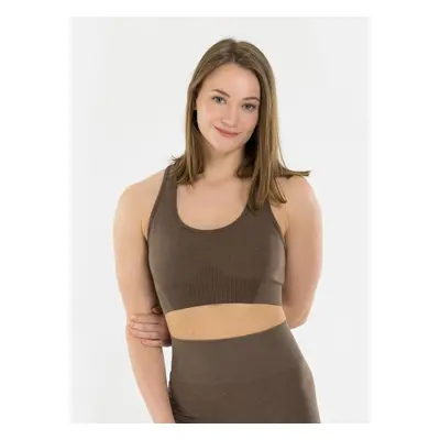 Vilgain Workout Bra – S Espresso marl