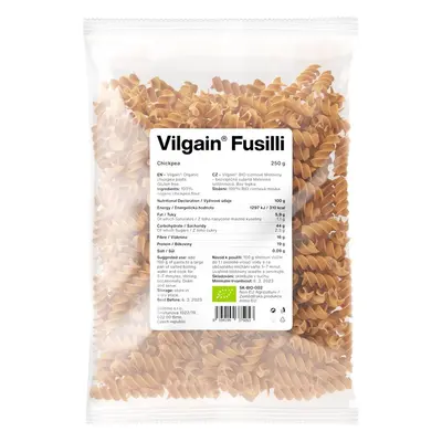 Vilgain BIO Fusilli tészta – csicseriborsó 250 g