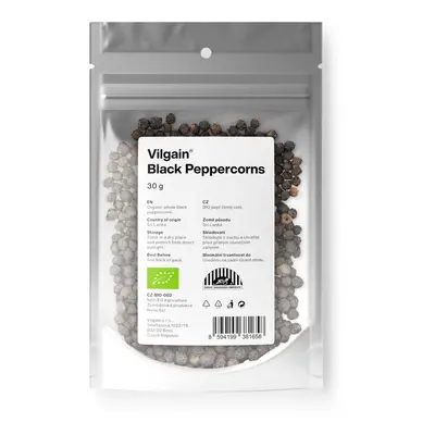 Vilgain BIO Bors – egész fekete 30 g