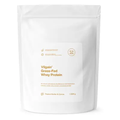 Vilgain Grass-Fed Whey Protein – mogyoróvaj és kakaó 1000 g