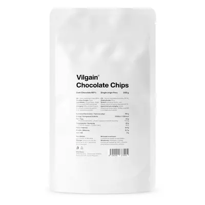 Vilgain Csokicseppek – étcsokoládé 250 g