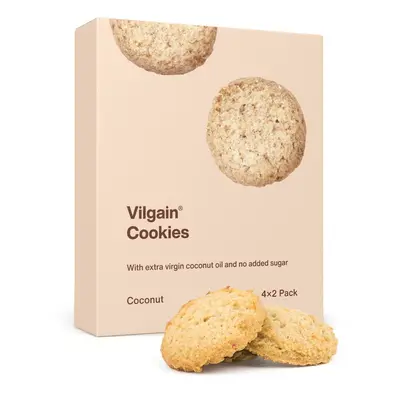 Vilgain BIO Cookies – kókusz 135 g (4 x 2 keksz)