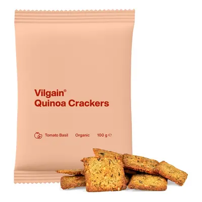 Vilgain BIO Quinoa krékerek – paradicsom bazsalikommal 100 g