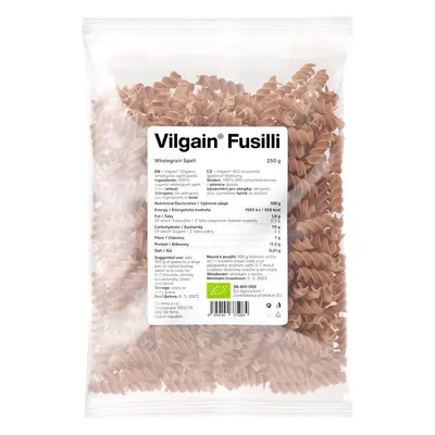 Vilgain BIO Fusilli tészta – tönkölybúza 250 g