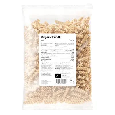 Vilgain BIO Fusilli tészta – rizs 250 g