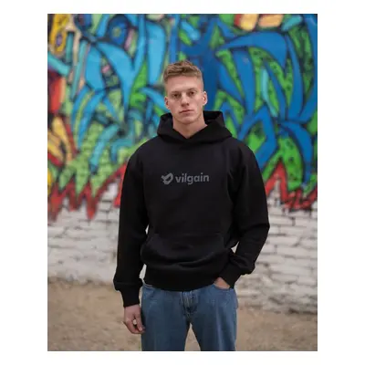 Vilgain Logo Hoodie – M Fekete