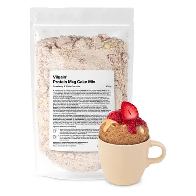 Vilgain Protein Mug Cake Mix – Eper és fehér csokoládé 420 g