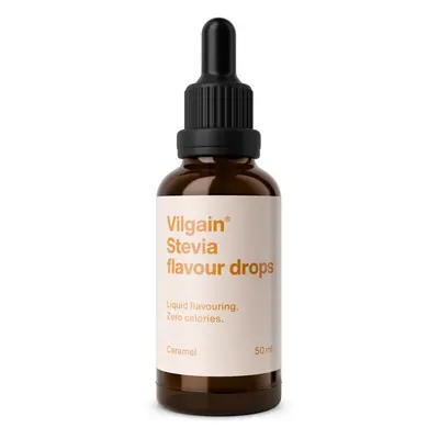 Vilgain Stevia Drops – karamell 50 ml