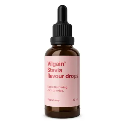 Vilgain Stevia Drops – eper 50 ml